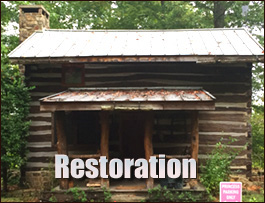 Historic Log Cabin Restoration  Quaker City, Ohio